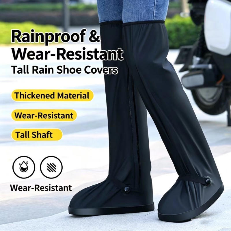 Cycling Shoe Covers - Sobre la rodilla tubo alto reutilizable