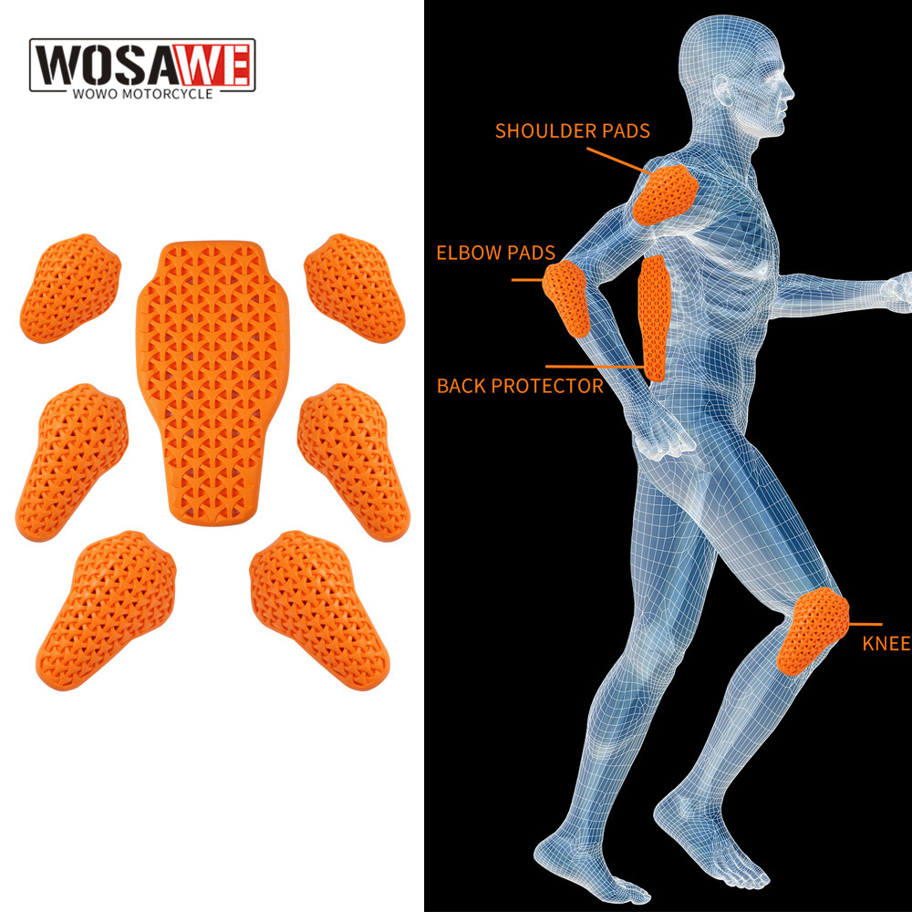 Cyclo Gear - WOSAWE-protectores de forro para chaqueta de