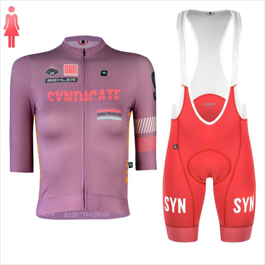 Cycling Gear Women Sale - SYN-Jersey de manga corta y pantalones