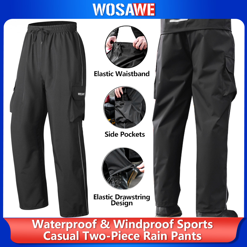 Pantalones Impermeables WOSAWE - Cycling Shoe Covers reseña y precio
