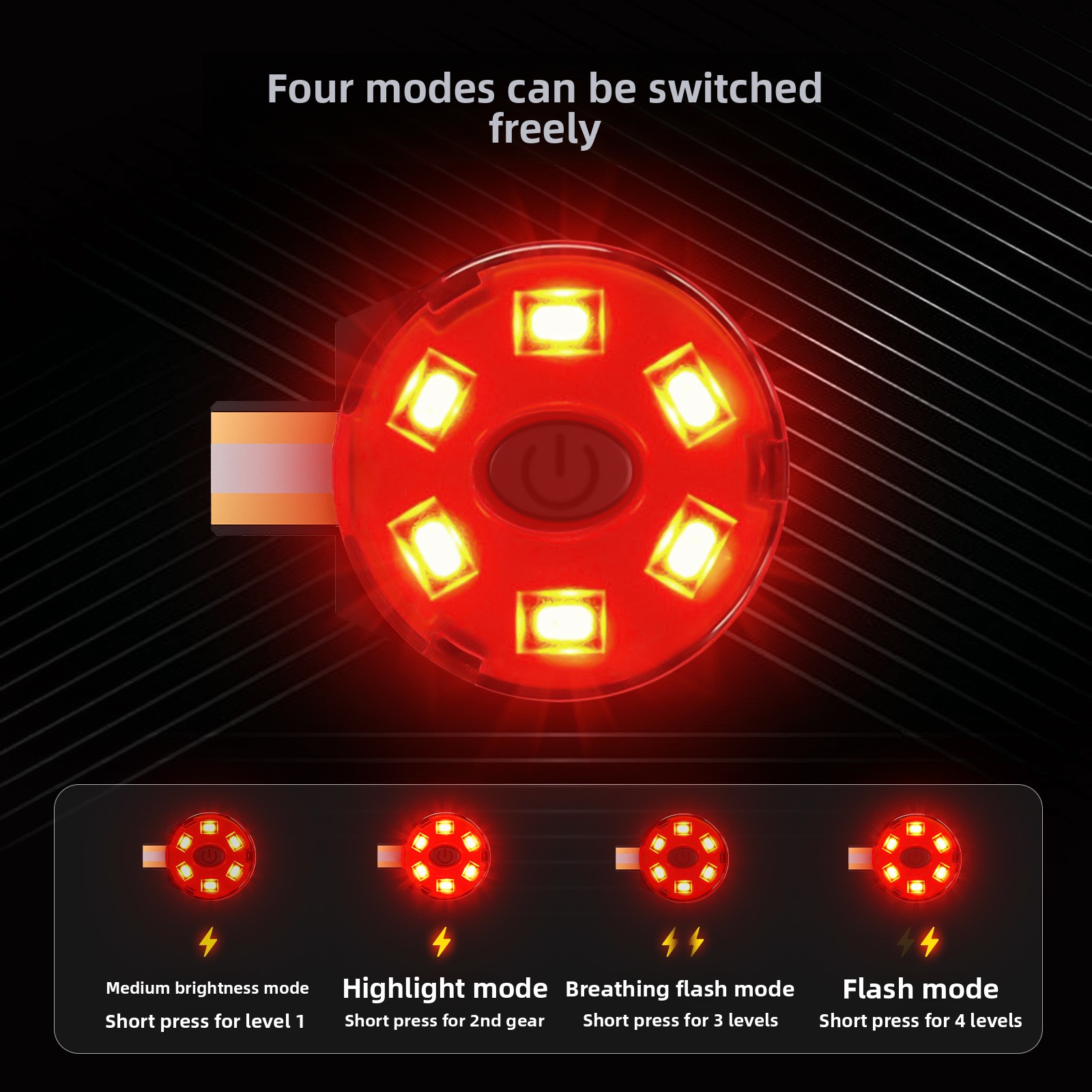 Luz Trasera LED Recargable por - Cycling Gear Helmet reseña y precio