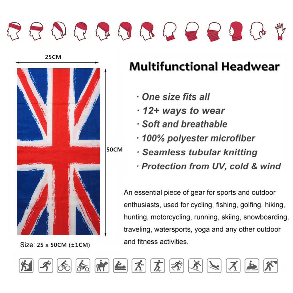 Bandana de tubo para el cuello - Mens Cycling Gear Uk reseña y precio